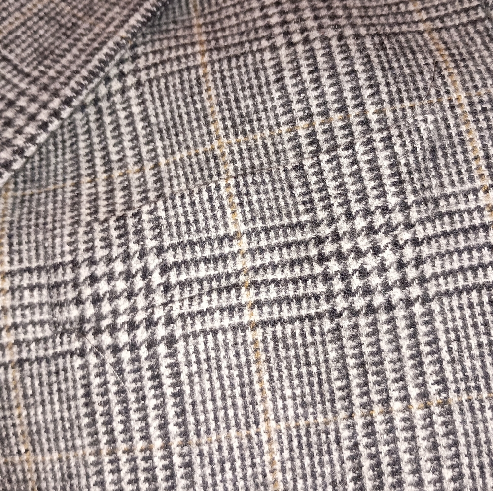 NWOT Mens Brooks Brothers 100% Camel Hair Houndstooth Glen Plaid Sport Coat 39R - Picture 5 of 16